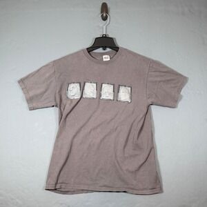 Vintage Staind Autographed T Shirt Mens Large Signed Anvil Gray Graphic Tee